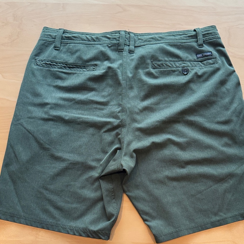 O’Neill Dark Green Men's Flat Front Shorts